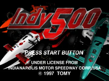 Indy 500 (JP) screen shot title